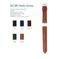 CINTURINO VITELLO CHRONO BLUE