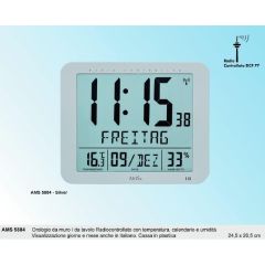 OROLOGIOMURO RADIOCON. LCD AMS 5884