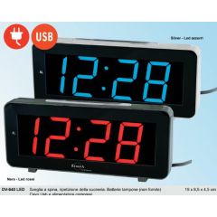 SVEGLIA LED A SPINA 220 AC BIG DISPLAY