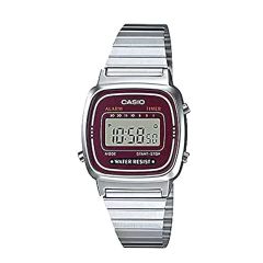 CASIO LA670WA-4DF QUADRANTE BORDEAUX