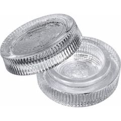 PORTAOLIO DI VETRO SCANALATO DIAMETRO INT.25MM EST. 40 MM