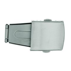 CHIUSURA PIEGHEVOLE CON BOTTONI A PRESSIONE IN ACCIAIO