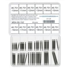 ASSORTIMENTO ANSE DI SICUREZZA PER CHIUSURE D.1.5 60 P.ZZI