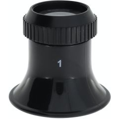 MONOCOLO IN PLASTICA CON LENTE AVVITATA N1=10,5x d. 22.5mm