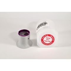 MONOCOLO DI GOMMA MORBIDA CON GHIERA IN ALLUMINIO VIOLETTA