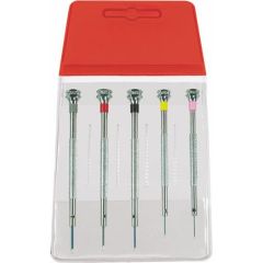 ASSORTIMENTO GIRAVITI CLASSICI MSA Ø 0.60 a 1.40 mm, 5 pezzi
