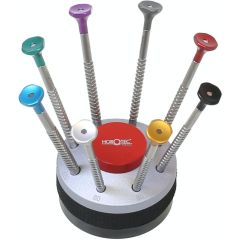 ASSOR. DI CACCIAVITI DA OROLOGIAIO CON ZOCCOLO GIREVOLE,8p