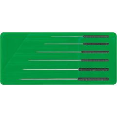 ASSORTIMENTO DI 6 ALESATORI CON MANICO IN PLASTICA