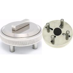 PORTACASSE IN ACCIAIO CON 4 PIOLINI, APERTURA MASSIMA 50 MM